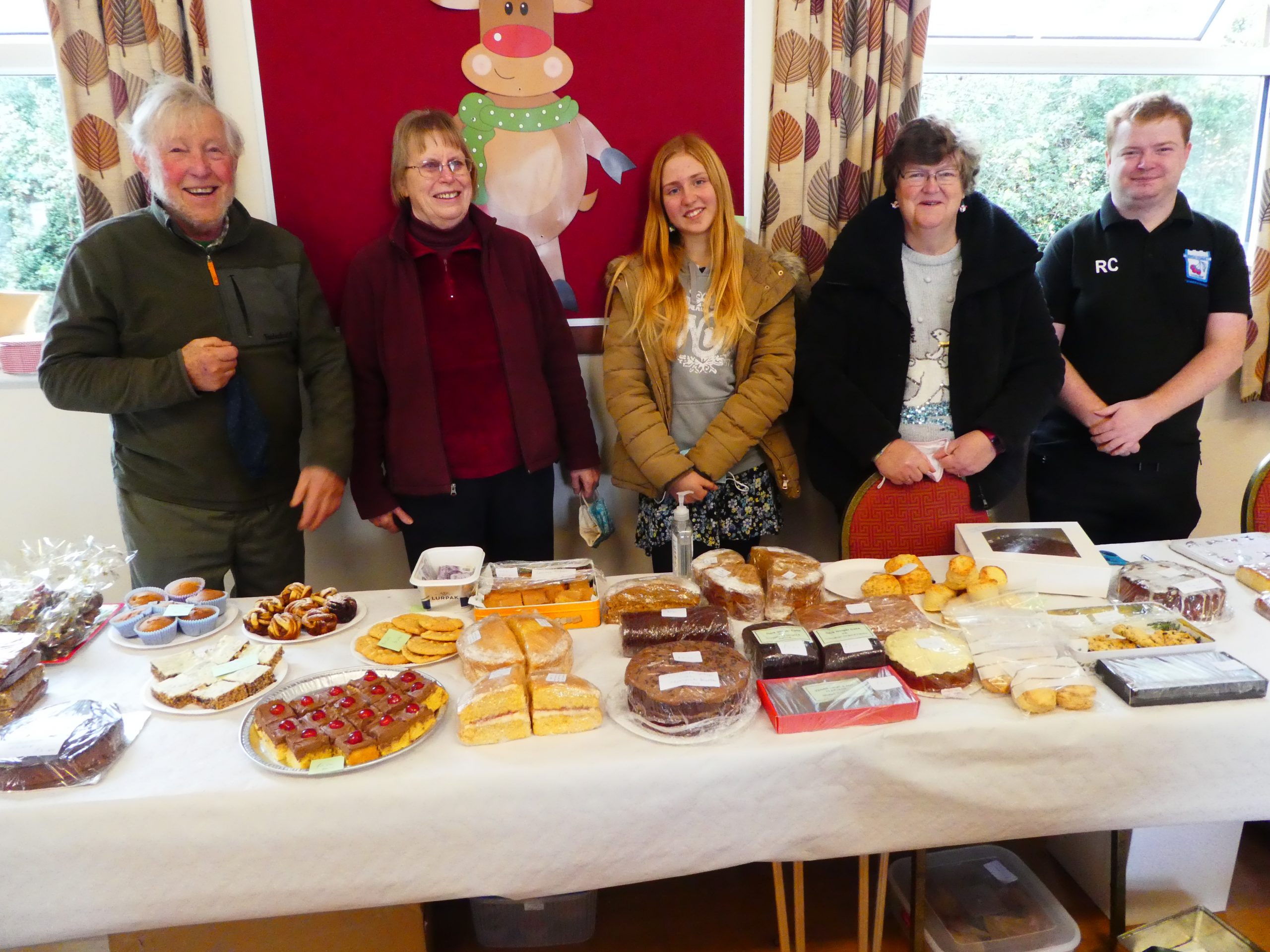 Cake stall raises over £150 for shop funds. Thank you