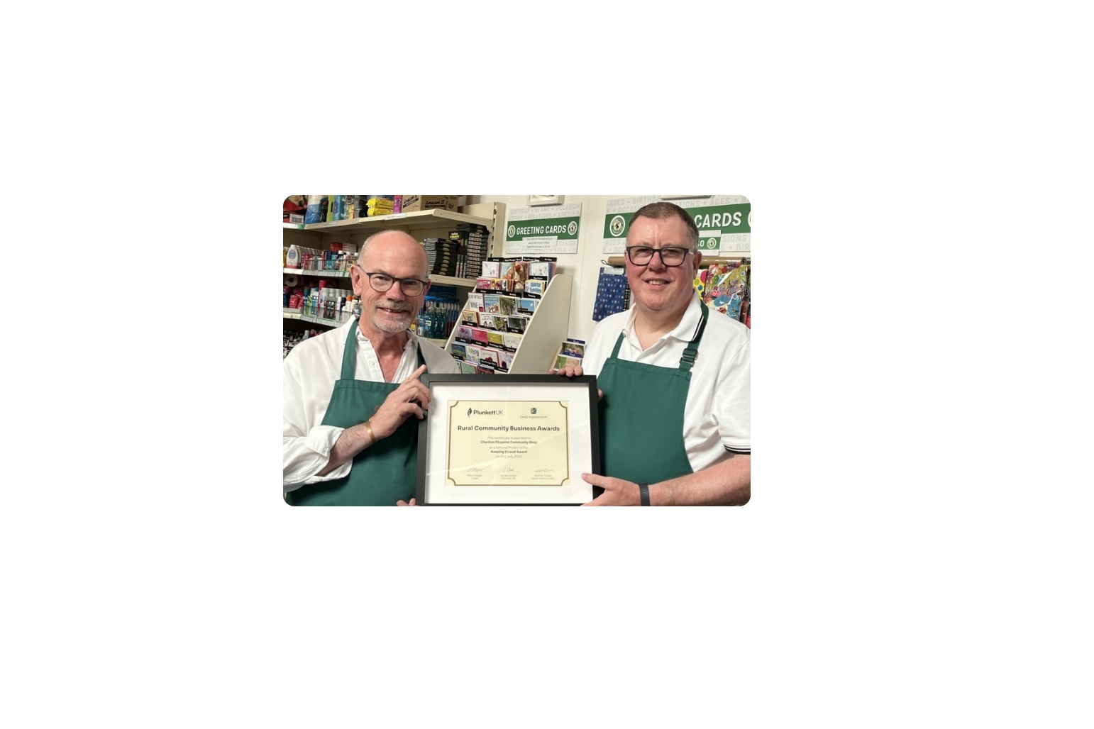 The Shop Nominated for National Award